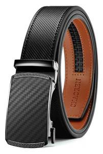 lot 3352 image: CHAOREN Leather Ratchet Belt Men - Micro Adjustable Belt Fit Everywhere (35mm)