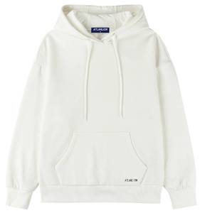 lot 3368 image: ATLANLION Mens Soft Cotton Fleece Hoodies Casual Active Sweatshirt with Pocket L White