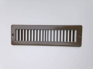 lot 3380 image: Toe Ductor Under Cabinet Heating and Cooling Brown Register Plate