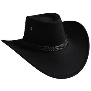 lot 3386 image: thuizen Classic Rolled Western Cowboy Hat, Black