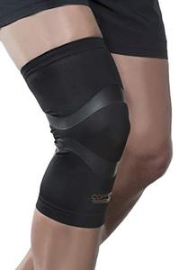 lot 3412 image: COPPER FIT PRO SERIES Compression Sleeve for Knee Support and Athletic Recovery, Brace Running, Walking, Workouts - Meniscus, ACL, Knee Compression Support for Men and Women