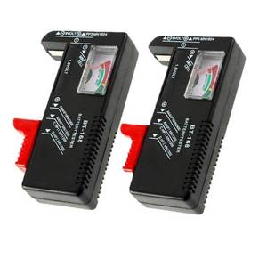 lot 3480 image: Pgzsy 2 Pack Battery Tester, Universal Battery Checker for AA  AAA  C  D  9V  1.5V Button Cell Batteries