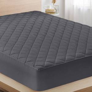 lot 3531 image: Utopia Bedding Quilted Fitted Mattress Pad (Queen, Grey) - Elastic Fitted Mattress Protector - Mattress Cover Stretches up to 16 Inches Deep - Machine Washable Mattress Topper