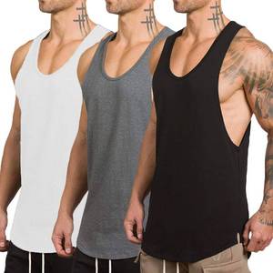 lot 3546 image: Rexcyril Mens 3 Pack Workout Gym Tank Top Fitness Bodybuilding Stringer Muscle Cut Sleeveless T shirt Medium 3pack