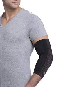 lot 3567 image: Copper Fit unisex adult Elbow Compression Sleeve Hosiery, Black, Large US