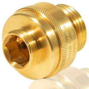 lot 3587 image: 34HF-BR Vacuum Breaker Brass Replace Fits for Woodford Model 24 43 44 45 46 74 75 and 84 Wall Hydrants Single Check