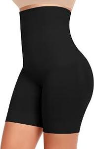 lot 3359 image: Werena Womens Seamless Shaping Boyshorts Panties Tummy Control Underwear Slimming Shapewear Shorts(Black-light Tummy Control,Medium)