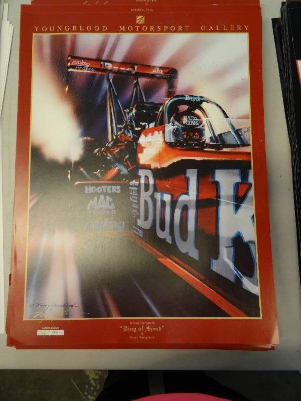 lot 6038 image: King Of Speed  Signed by Kenny Youngblood