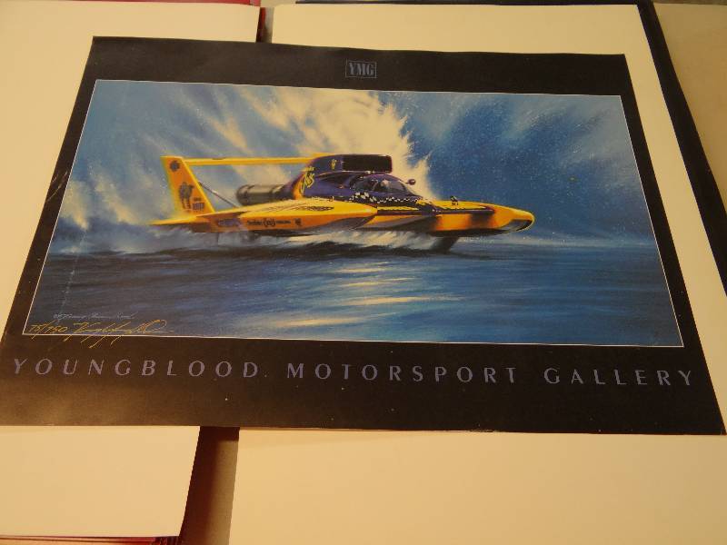 lot 6039 image: Youngblood Motor Sports Gallery Signed by Kenny Youngblood