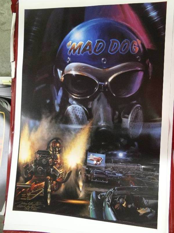 lot 6042 image: Mad Dog Singed by Kenny Youngblood
