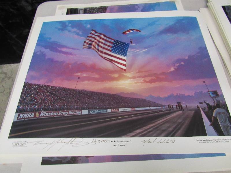 lot 6031 image: Proud To Be An American - By Kenny Youngblood