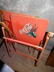 2 - Coke - Cola lawn chairs.