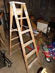 6' wooden ladder.