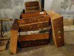 Lot wooden drawers.