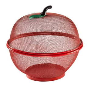 lot 1101 image: WalterDrake Apple Shape Mesh Basket