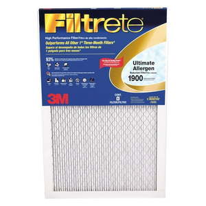 lot 1121 image: Filtrete 14x24x1 Premium Allergen Bacteria and Virus Air Filter 1900 MPR (1-PACK) - Retail $212.91