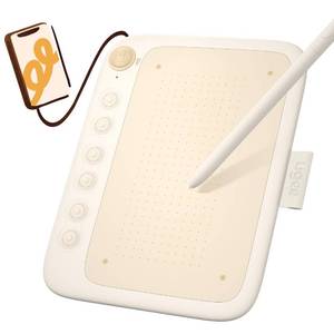 lot 1125 image: UGEE Q6 Drawing Tablet for Android Phone, Graphic Tablet with 6Hot Keys, 6.5��x4�� Portable Writing Tablet Adjustable Drawing Mode, Drawing Pad with 16K Levels Battery-Free Stylus for MacWindowsChrome