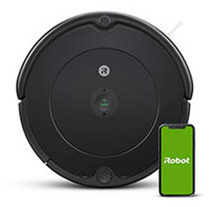 lot 1133 image: iRobot Roomba 692 Robot Vacuum-Wi-Fi Connectivity, Personalized Cleaning Recommendations, Works with Alexa, Good for Pet Hair, Carpets, Hard Floors, Self-Charging, Charcoal Grey (B085D4MFS8) - Retail $359.91