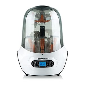 lot 1160 image: Baby Brezza Baby Bottle Sterilizer and Dryer Machine �� Electric Steam Sterilization - Universal Fit - Pacifiers, Glass, Plastic, and Newborn Feeding Bottles