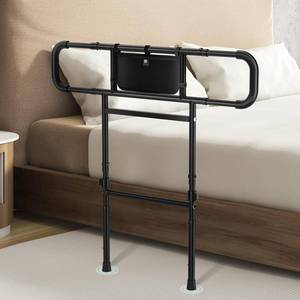 lot 1198 image: FORTEMOTUS Bed Rails for Elderly Adults Safety - Adjustable Heights& Extendable Bed Side Rail, Foldable Bed Assist Bar, Heavy Duty for Senior, Fits King, Queen, Full, Twin for 1016 Mattress