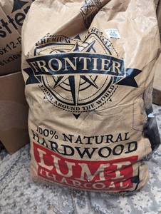 lot 1202 image: FRONTIER 100% NATURAL HARDWOOD LUMP CHARCOAL
