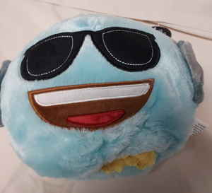 lot 1110 image: Rock Star Reversible Emoji Plush