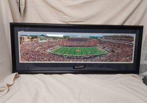 lot 1142 image: Ole Miss Hollingsworth Field framed art work