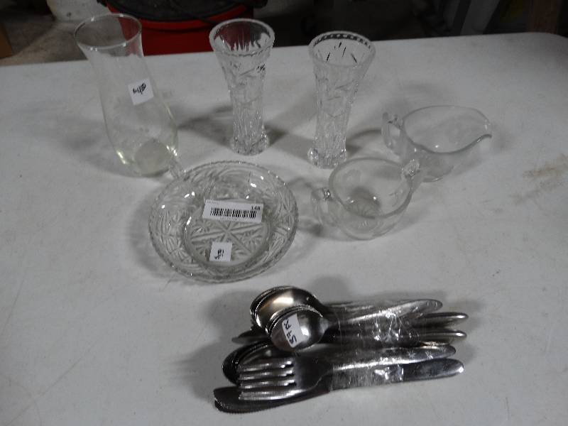 lot 148 image: Lot of Glassware & Utensils.