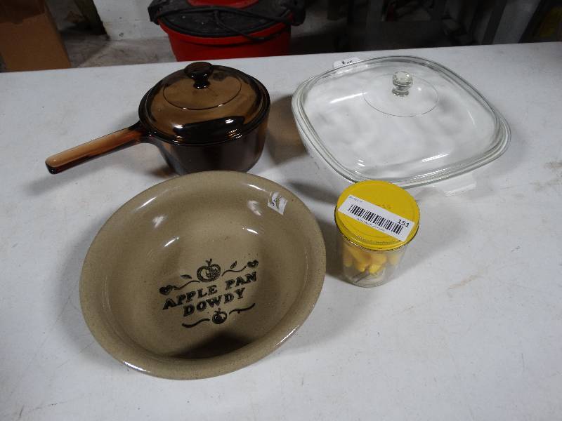 lot 151 image: BakingCookware & Jar of Corncob Holders.