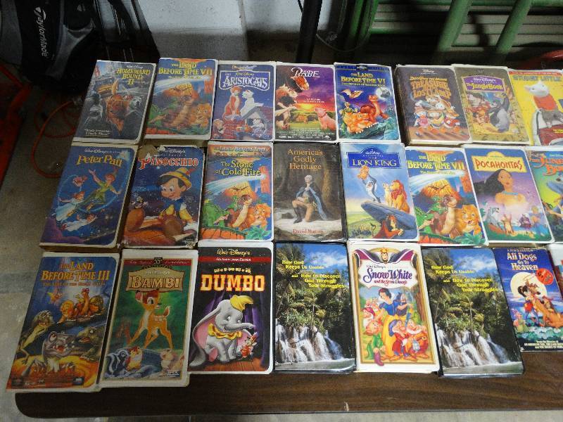 lot 219 image: Huge Lot of Various VHS & DVD Movies.