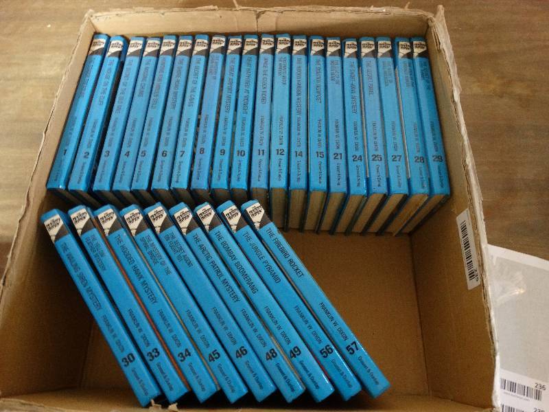 lot 235 image: 29 Hardy Boys Mystery Paperback Books.