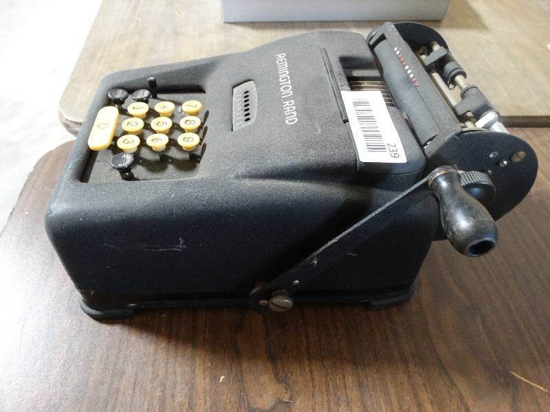 lot 239 image: Remington-Rand Adding Machine.