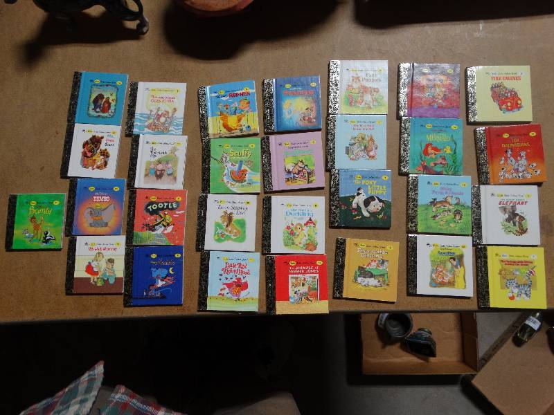 lot 313 image: Lot of 29 Little Little Golden Books.
