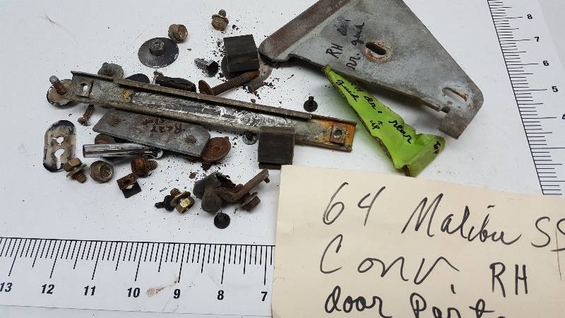 lot 5548 image: Pieces left over from a rebuild of a 64 Malibu SS many years ago.  Look real close.  There might be a bargain