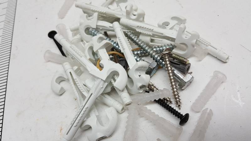 lot 5560 image: Hang about anything you want on Sheet Rock with this wild assortment of pieces