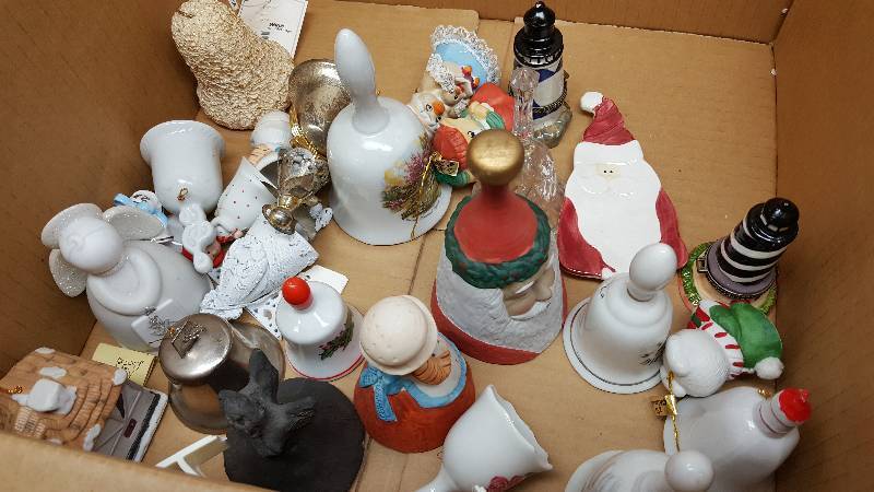 lot 5657 image: Whats left of the last Christmas auction.  All items in the box for your bid.