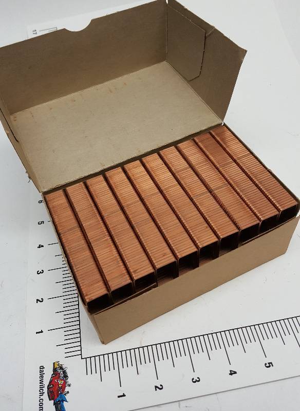 lot 5713 image: New case box of the Duo Fast DF-C 58 box closing staples