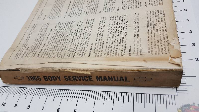 lot 5773 image: 1965 Chevrolet body Service Manual