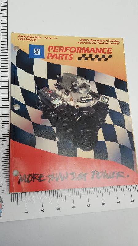 lot 6023 image: 2000 GM Performance Parts catalog