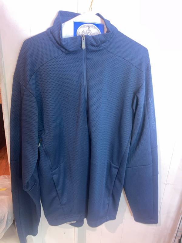 lot 32881 image: SALOMON JACKET LONG SLEEVE DARK NAVY BLUE  (Size XL)
