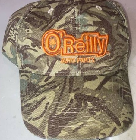 lot 32894 image: OREILLY AUTO PARTS HAT CAMOUFLAGE