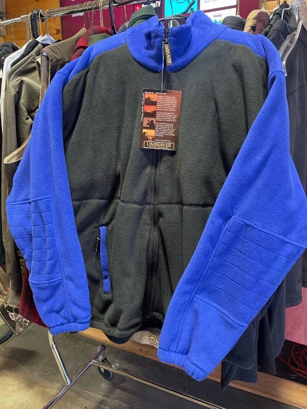 lot 32455 image: Limbsaver Protective Clothing Black Blue XXL Men��s Polyester Fleece Jacket