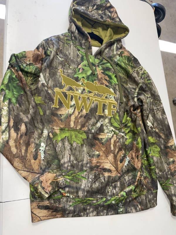 lot 32765 image: NOMAD NWTF Obsession Camo Hoodie Mens Size Small