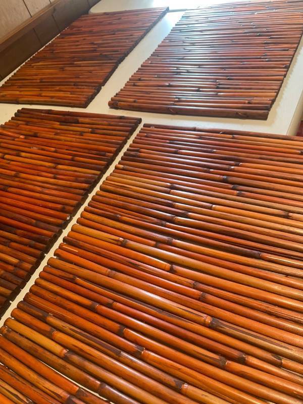lot 39139 image: Bamboo Placemats 20x14 in (Set of 4)