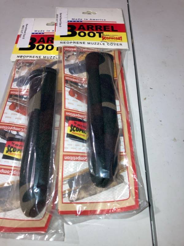 lot 32845 image: Devtron Barrel Boot Neoprene Muzzle Cover (Pack of 2)