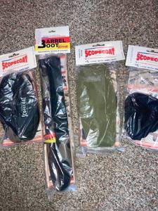 lot 35302 image: VARIETY PACK OF SCOPECOVERS, EOTECH XPS 2 OR 3, NEOPRENE MUZZLE COVER, MINI LONG 6.75 X 20mm, ACOG TAO 1 NSN WPEEPS (PACK OF 4)