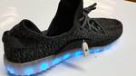 Glow in the dark with these mens water shoes