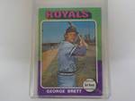 1975 George Brett rookie card 228 Royals 3rd base