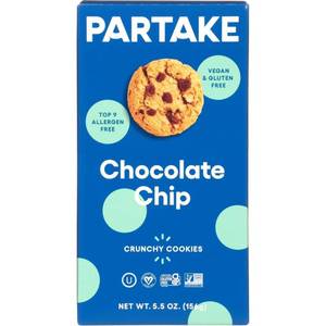 lot 2175 image: Partake Vegan &amp Gluten Free&nbspChocolate Chip Cookies&nbsp