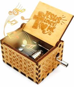 lot 2109 image: Mini Wooden Music Box